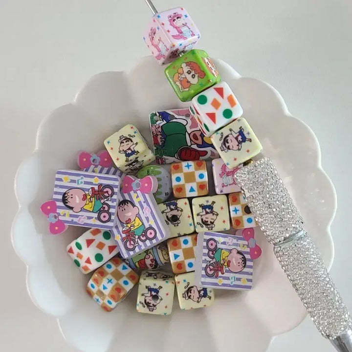 [BUNJANG] Crayon Shin-chan Beads (Ball Decor Beads) Bundle Set / 짱구비즈(볼꾸비즈)
