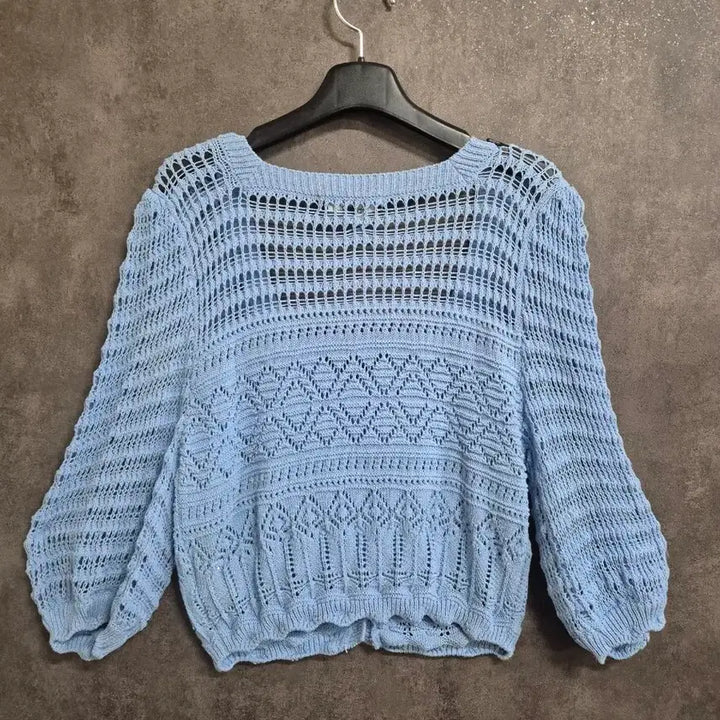 [BUNJANG] Egoist Square Neck Volume Sleeve Cardigan / 에고이스트 스퀘어넥 볼륨 소매 가디건 55 ER2KG661