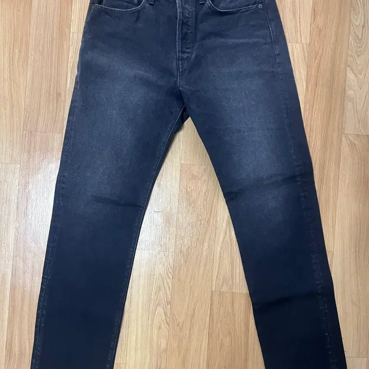 [BUNJANG] Kapital Black x Black Cimbac Denim Pants / 캐피탈 블랙x블랙 시소코 데님 새상품