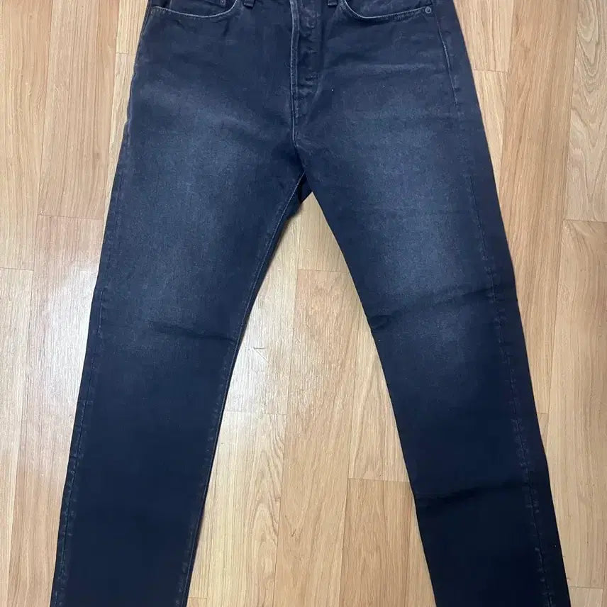 [BUNJANG] Kapital Black x Black Cimbac Denim Pants / 캐피탈 블랙x블랙 시소코 데님 새상품