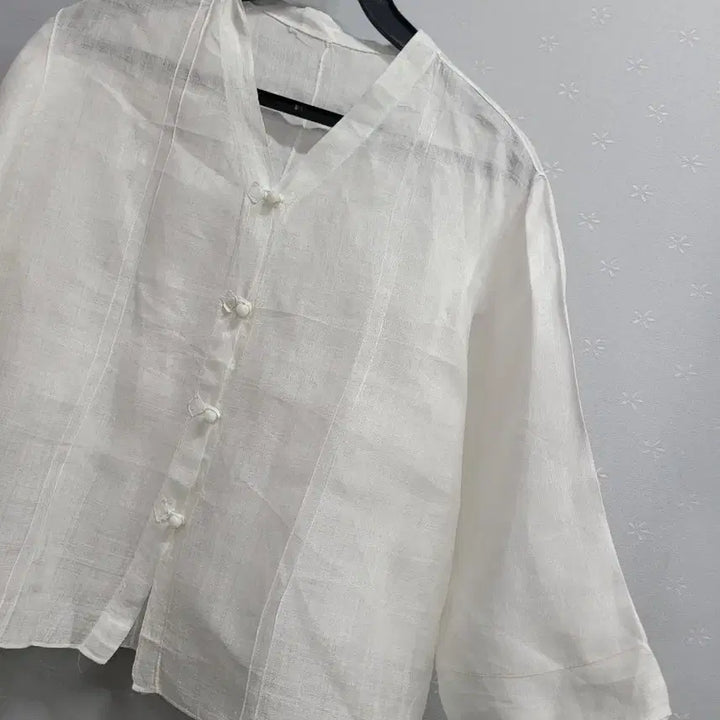 [BUNJANG] Ramie Hanbok Jacket with Pintuck Detail (Size 66-77) / 66~77)핀턱 모시저고리