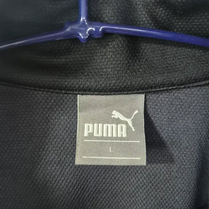 [BUNJANG] Puma Black Tracktop Zip-Up Jacket (Size L) / L 푸마 블랙 트랙탑 집업 자켓