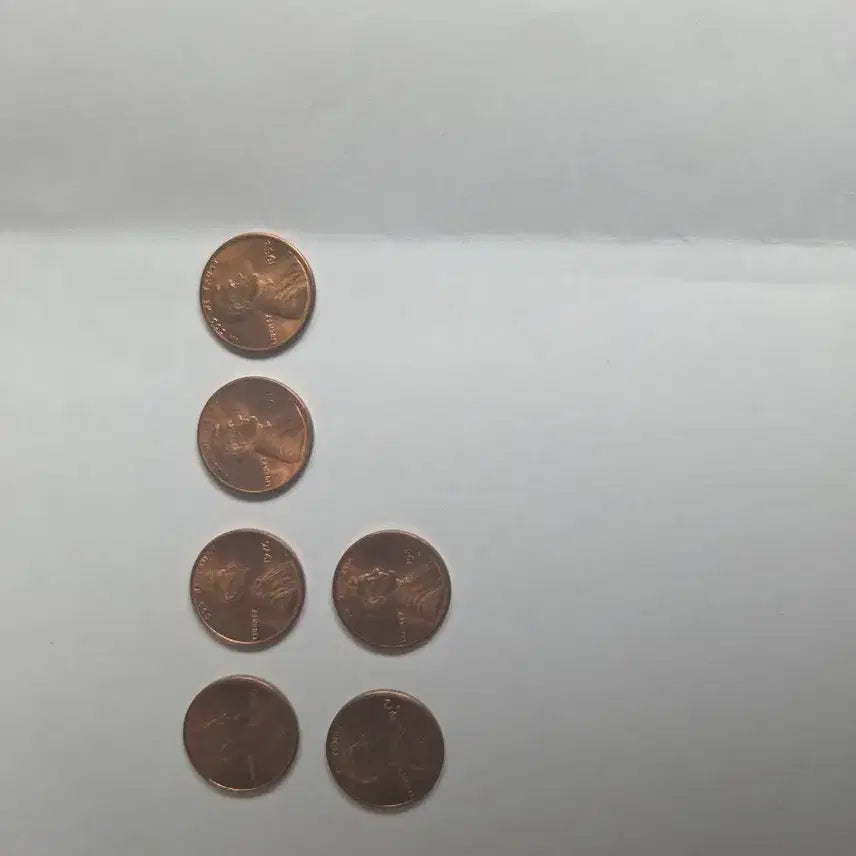 [BUNJANG] Lincoln Cent Coin Bundle Set / 링컨 1센트 6개 일괄판매