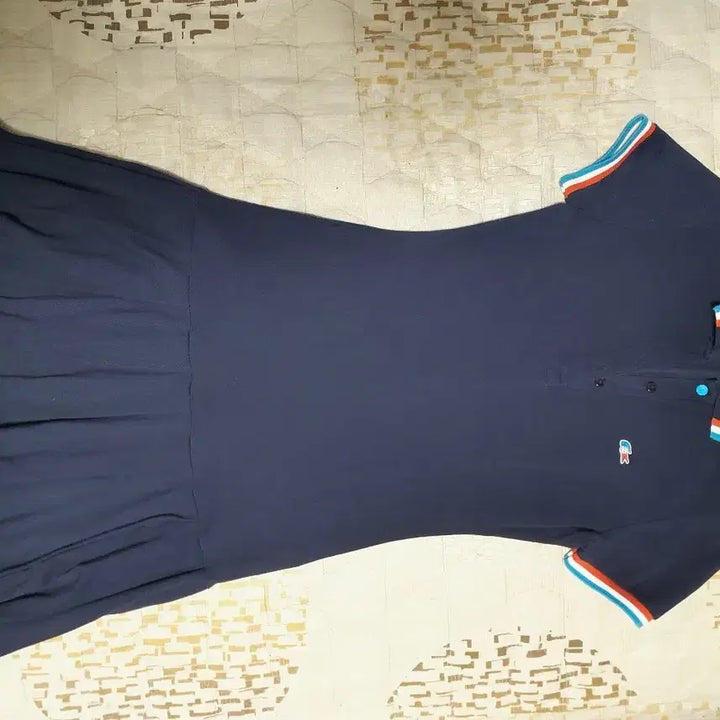 [BUNJANG] Lacoste Navy Pique Dress Size 90 / 라코스테 네이비 피케 원피스 90