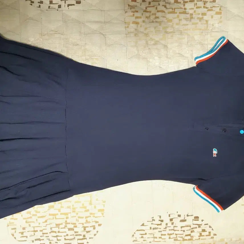[BUNJANG] Lacoste Navy Pique Dress Size 90 / 라코스테 네이비 피케 원피스 90