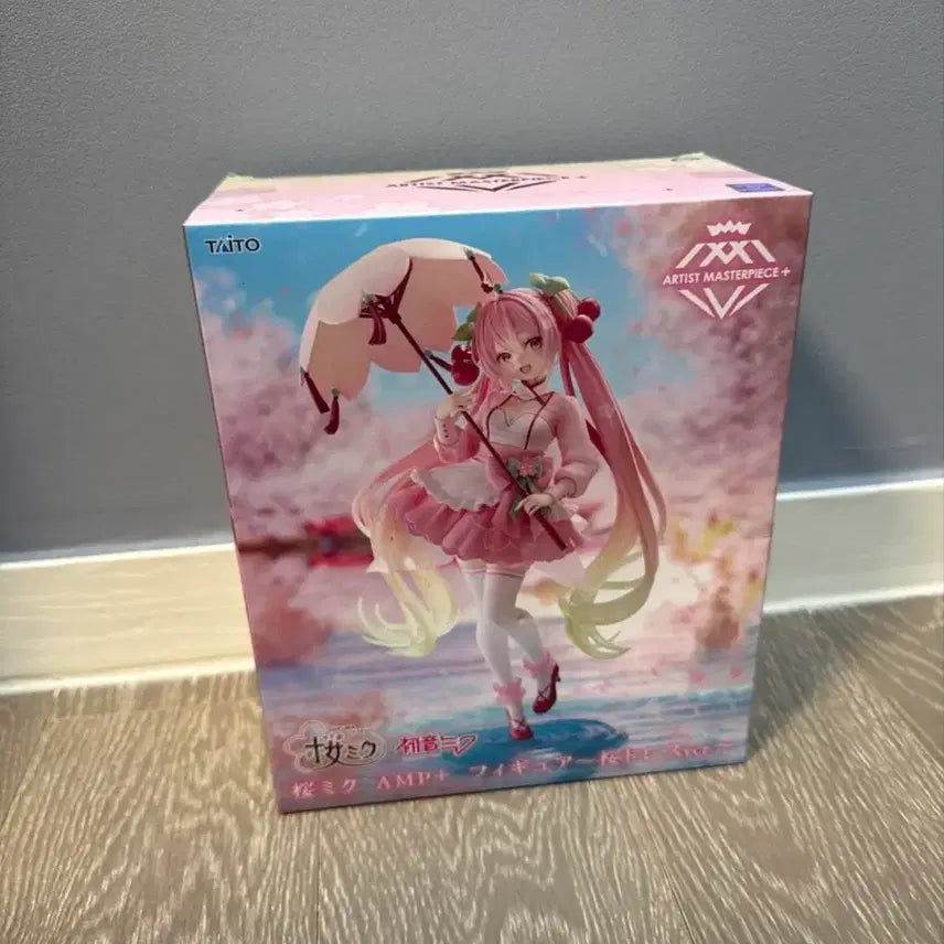 [BUNJANG] TAITO Sakura Miku Cherry Blossom Dress Ver. Figure / TAITO 사쿠라 미쿠 벚꽃 드레스 피규어 amp