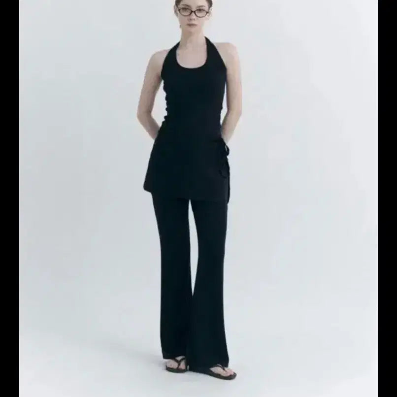 [BUNJANG] Oripic Layered Wrap Skirt Pants Set / 오리픽 Oripic 레이어드 랩스커트팬츠 set