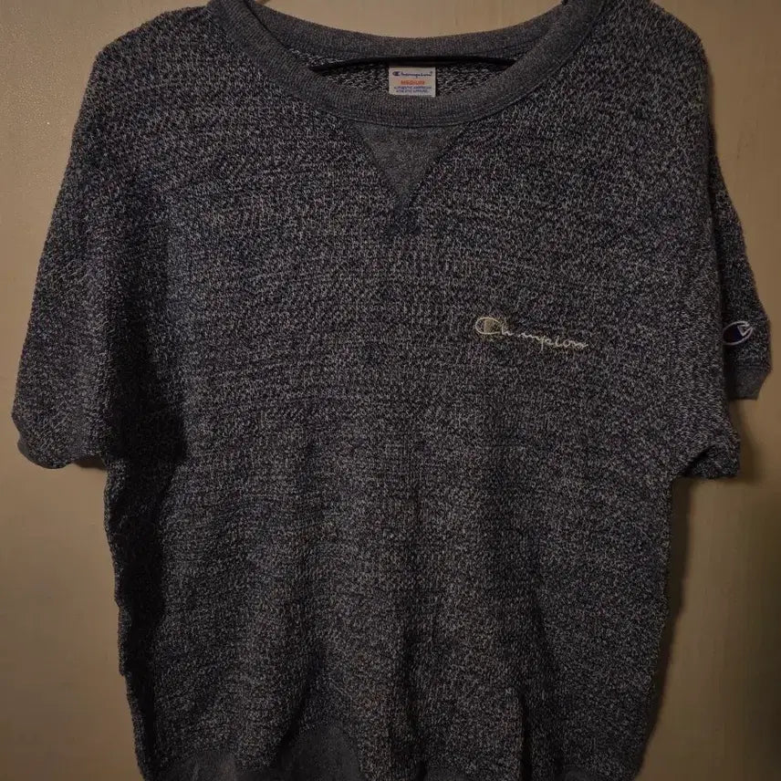 [BUNJANG] Champion Short Sleeve Knit / 챔피온 반팔 니트