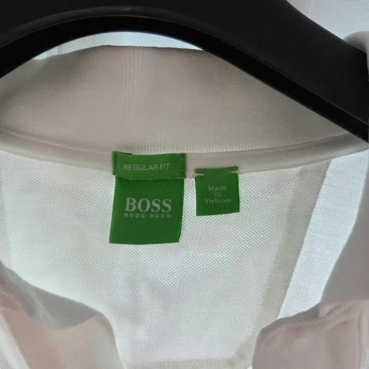 [BUNJANG] Hugo Boss White Short Sleeve Polo T-Shirt L / 휴고 BOSS 보스 화이트 반팔 카라 티셔츠 카라티 L 팝니다