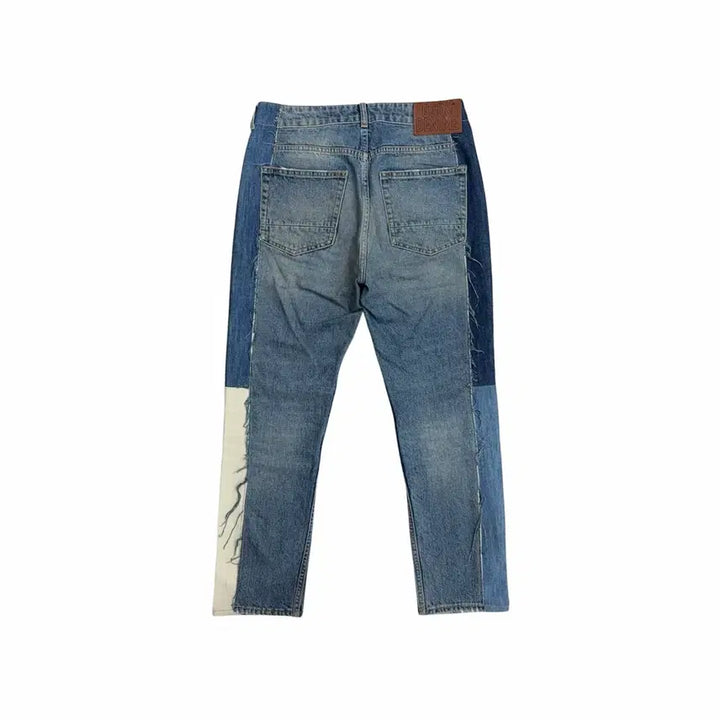 [BUNJANG] Golden Goose Patchwork Denim Pants / 골든구스 패치워크 청 데님 팬츠 바지 (28-29인치)