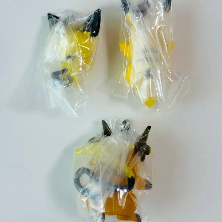 [BUNJANG] Pokemon Pichu, Pikachu, Raichu Gacha Strap Set / 포켓몬스터 포켓몬 피츄 피카츄 라이츄 대롱 가챠 14탄 고리
