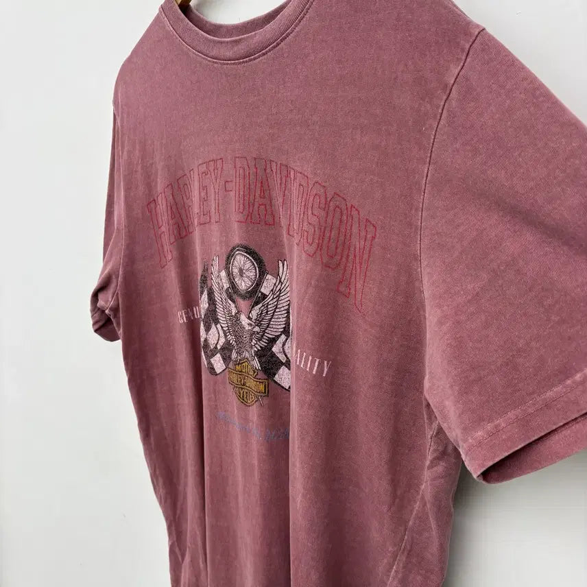 [BUNJANG] Harley-Davidson Pigment T-Shirt Pink Men&