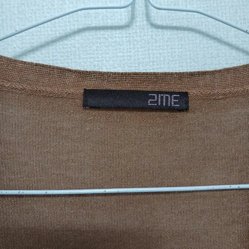 [BUNJANG] 2ME V-Neck Cardigan Brown / 2ME 브이넥 가디건 브라운