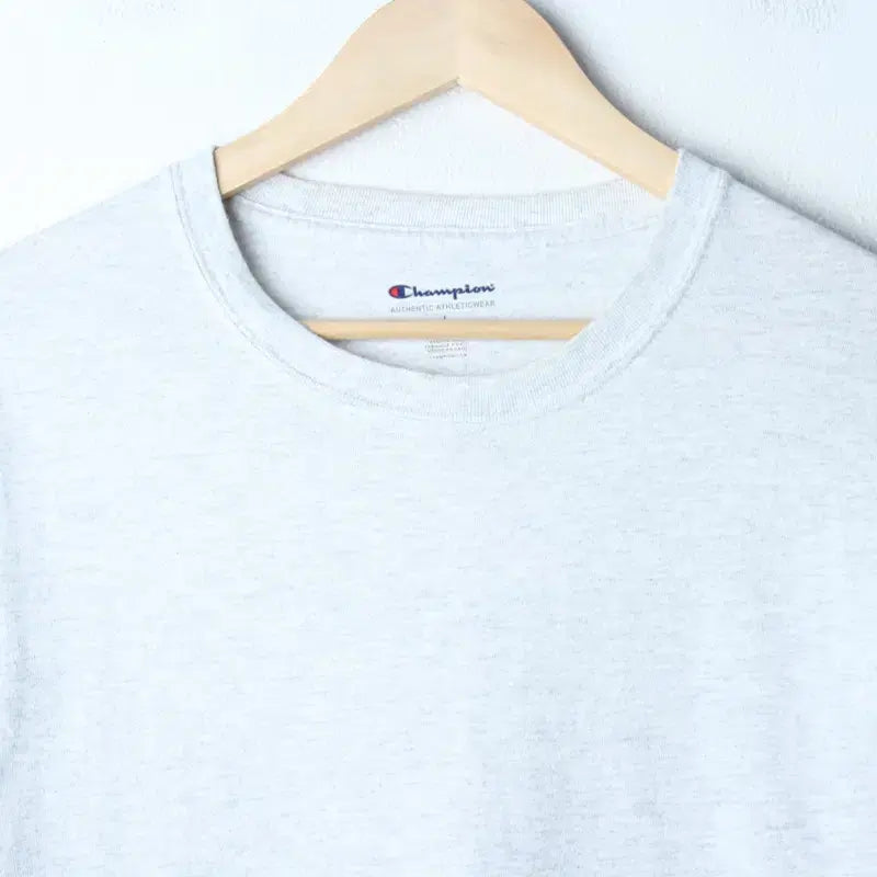 [BUNJANG] Champion Melange Plain T-Shirt (L-XL) / (L-XL) 챔피온 반팔 티셔츠 멜란지 무지 올드스쿨-75A1