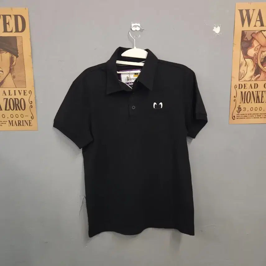 [BUNJANG] Pancoat Black Short Sleeve Polo Shirt (Size M) / (M)펜콕 bencong 검정색 반팔 카라티