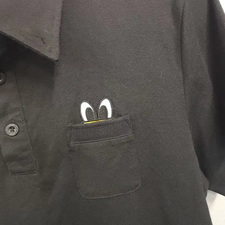 [BUNJANG] Pancoat Black Short Sleeve Polo Shirt (Size M) / (M)펜콕 bencong 검정색 반팔 카라티
