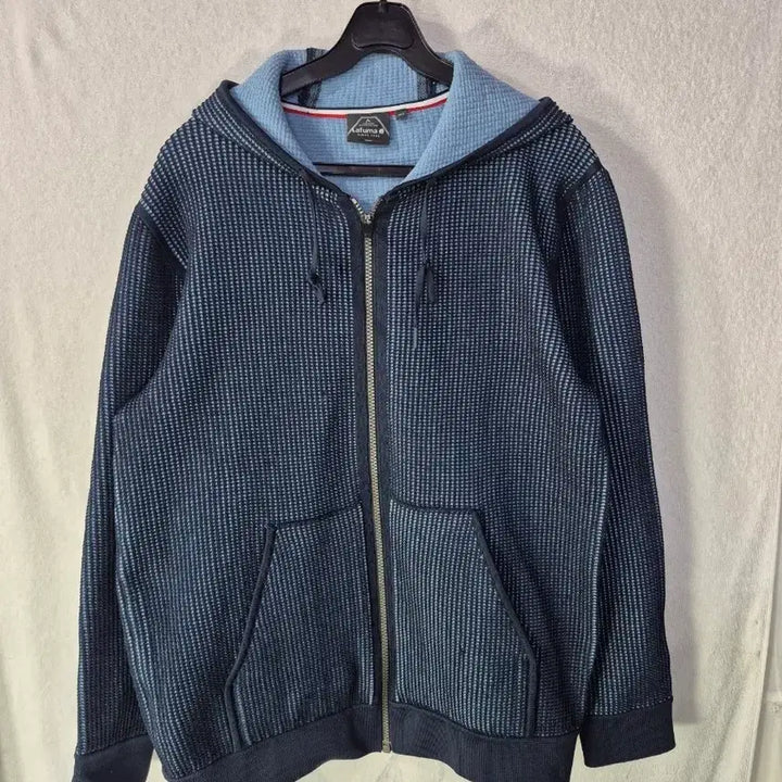 [BUNJANG] Lafuma Navy Hooded Zip-Up Jumper Size 100 / 100 라푸마 네이비 후드집업 점퍼