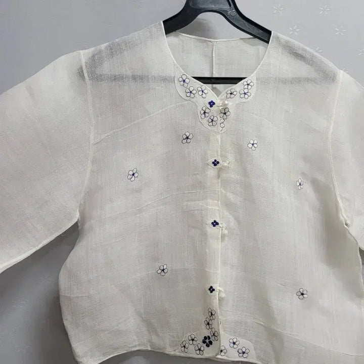 [BUNJANG] Embroidered Ramie Hanbok Jacket / 66)자수 모시저고리