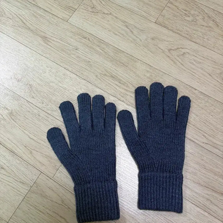 [BUNJANG] Uniqlo Heattech Gloves Blue / (M) 유니클로 히트텍 장갑 블루