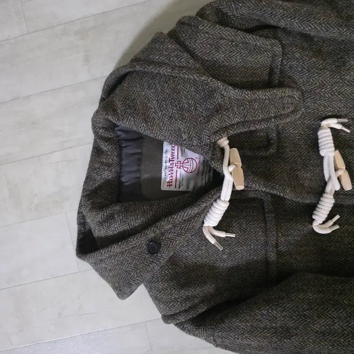 [BUNJANG] Memthewardrobe Harris Tweed Duffle Coat Size 1 / 밈더워드로브 해리스 트위드 더플 코트 1사이즈
