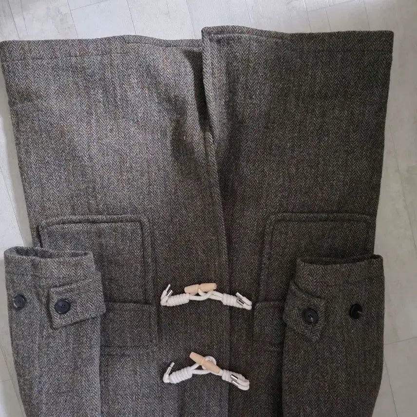 [BUNJANG] Memthewardrobe Harris Tweed Duffle Coat Size 1 / 밈더워드로브 해리스 트위드 더플 코트 1사이즈