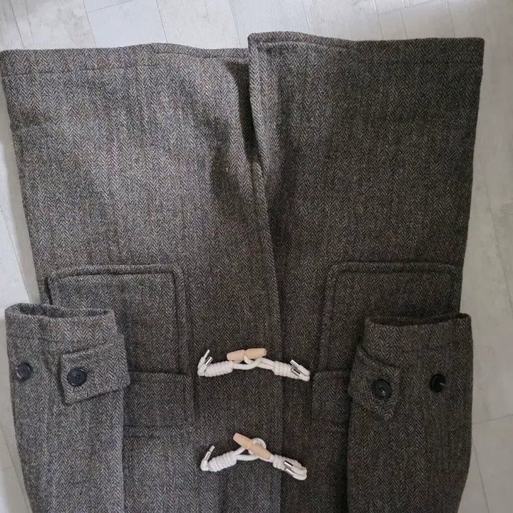 [BUNJANG] Memthewardrobe Harris Tweed Duffle Coat Size 1 / 밈더워드로브 해리스 트위드 더플 코트 1사이즈