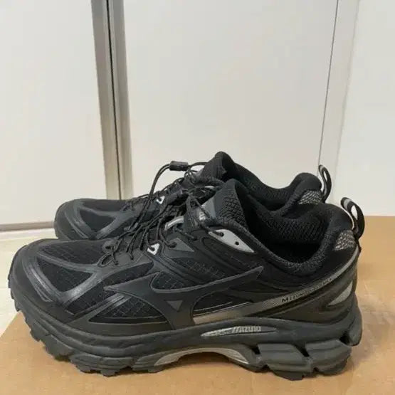[BUNJANG] Mizuno Halo Mix TL Black Silver Running Shoes / 미즈노 헤일로 믹스 TL 블랙 실버