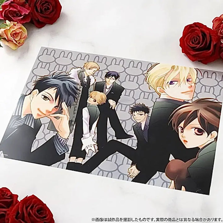 [BUNJANG] Ouran High School Host Club Illustration Clear Poster / 오란고교 호스트부 사교클럽 일러스트 클리어 포스터