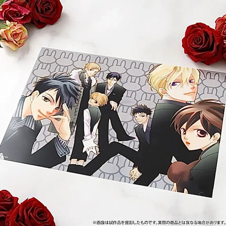 [BUNJANG] Ouran High School Host Club Illustration Clear Poster / 오란고교 호스트부 사교클럽 일러스트 클리어 포스터