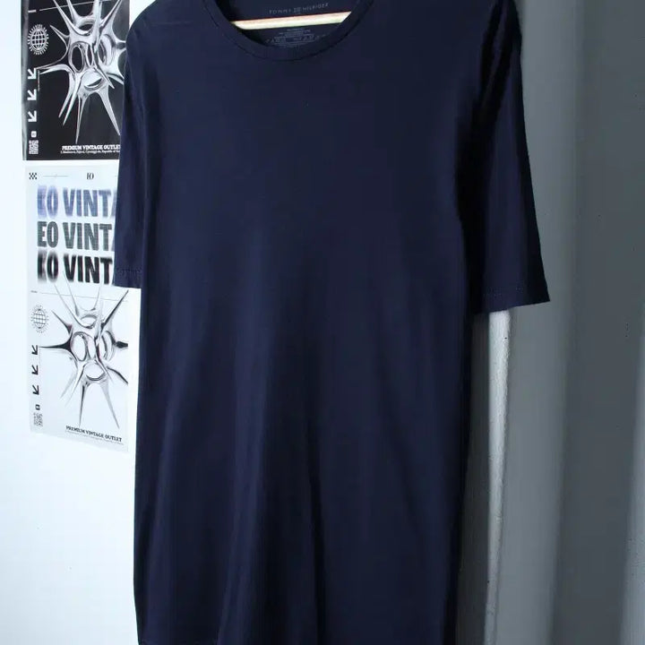 [BUNJANG] Tommy Hilfiger T-Shirt Navy / (L-XL) 타미힐피거 반팔 티셔츠 네이비 무지 기본-75A7