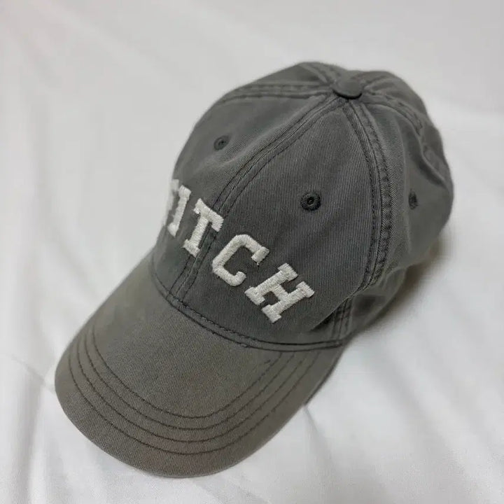 [BUNJANG] Abercrombie &amp; Fitch Vintage Grey Baseball Cap / 애버크롬비 빈티지 볼캡 그레이