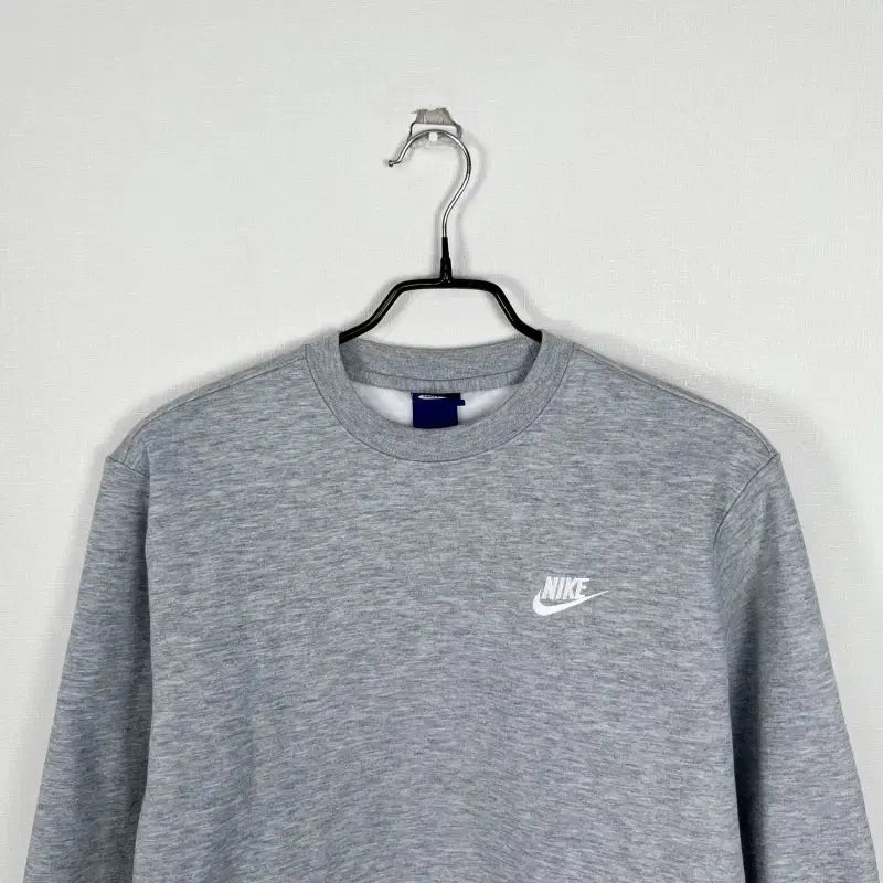 [BUNJANG] Nike Grey Fleece Long Sleeve Sweatshirt Men&