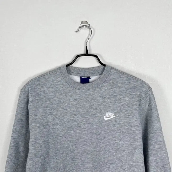 [BUNJANG] Nike Grey Fleece Long Sleeve Sweatshirt Men&