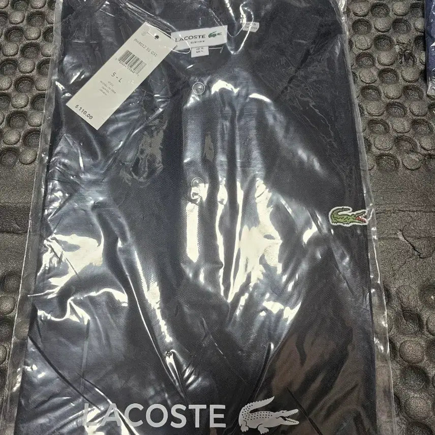 [BUNJANG] Lacoste Slim Fit Black Pique Polo Shirt - Size L / 라코스테 슬림핏 블랙 피케 폴로티 새상품L