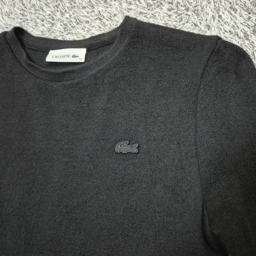 [BUNJANG] Lacoste Knit Dress Black Wool Size 90 / 라코스테 니트 원피스 90