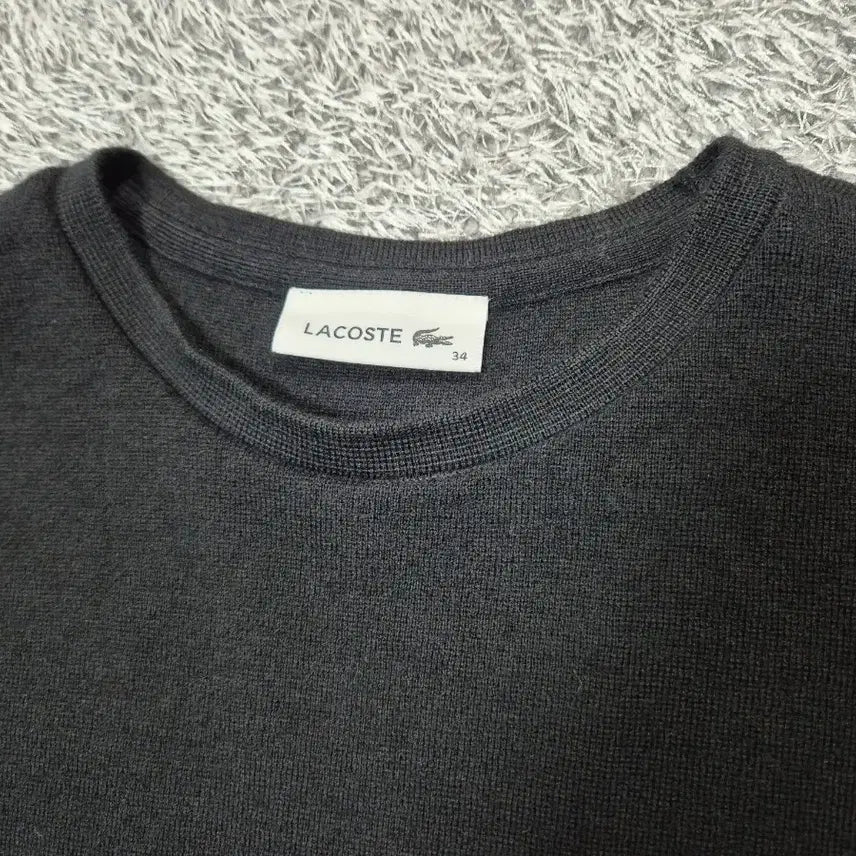 [BUNJANG] Lacoste Knit Dress Black Wool Size 90 / 라코스테 니트 원피스 90