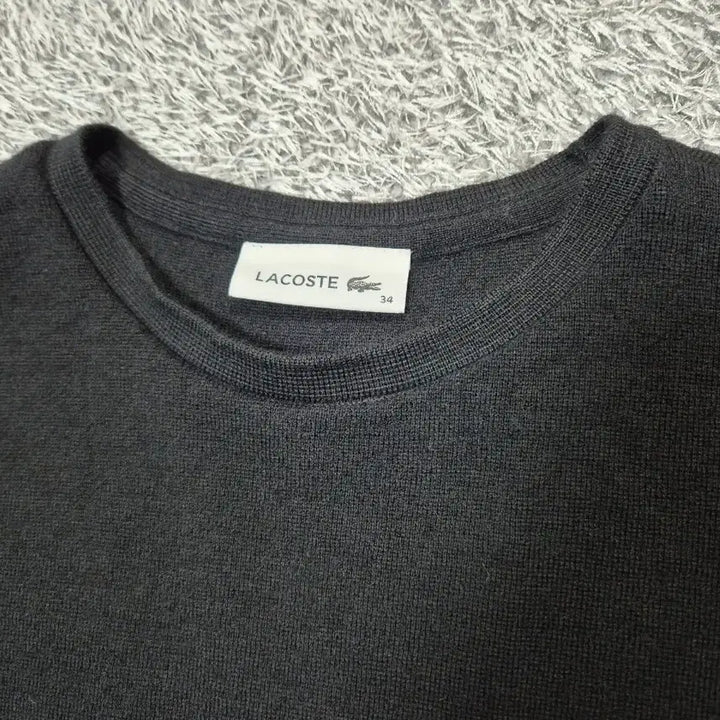 [BUNJANG] Lacoste Knit Dress Black Wool Size 90 / 라코스테 니트 원피스 90