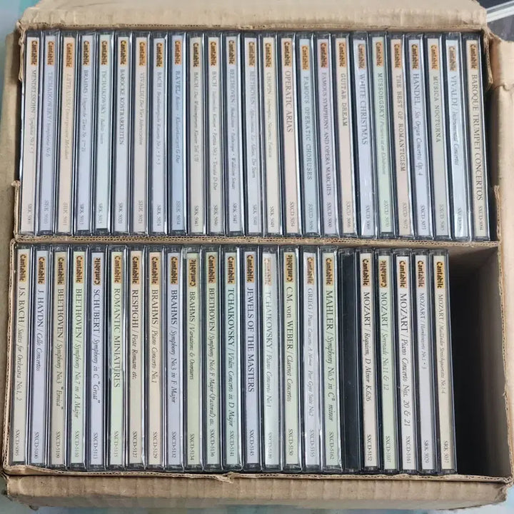 [SOLD OUT] 칸타빌레 실버 디지털 클래식 cd 48장 일괄