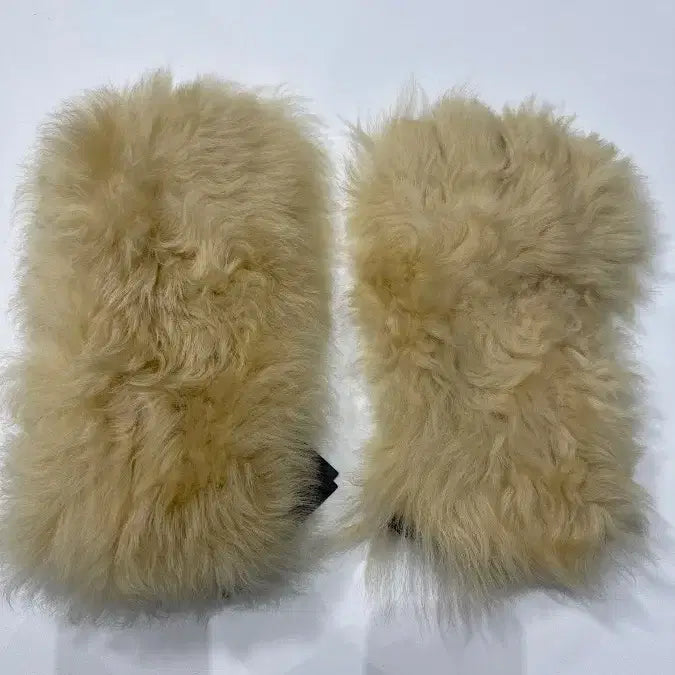 [BUNJANG] Maison Margiela Tabi Boots / [Free] 무스너클 베이지 아크틱 미튼