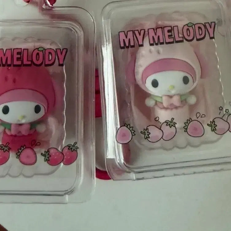 [BUNJANG] Sanrio Fruit Series My Melody 2 Types Keychain Bundle Set / 산리오 과일시리즈(후루츠시리즈) 키링 마이멜로디 2종 일괄