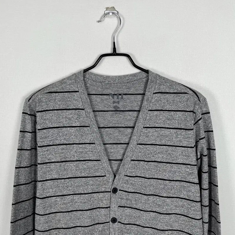 [BUNJANG] NII Cotton Spring/Autumn V-Neck Cardigan Grey Men&
