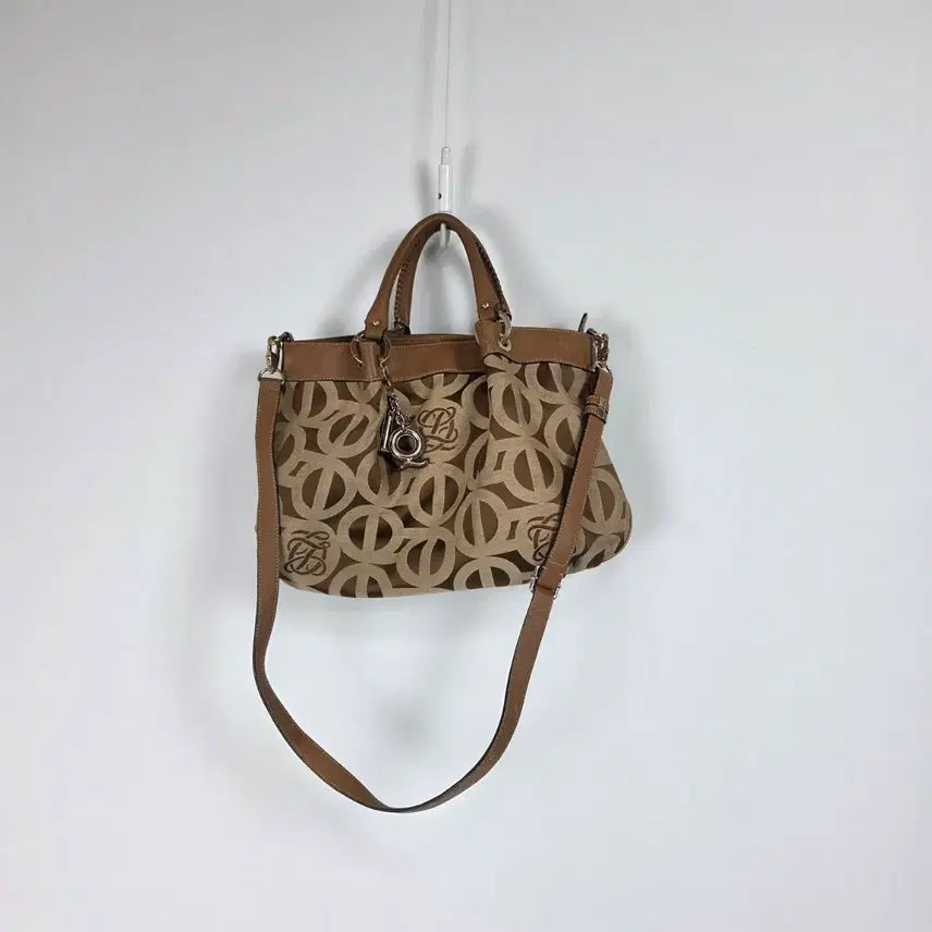 [BUNJANG] Louis Quatorze Leather Shoulder Tote Crossbody Bag / 루이까또즈 참 숄더백 토트백 크로스백 0511