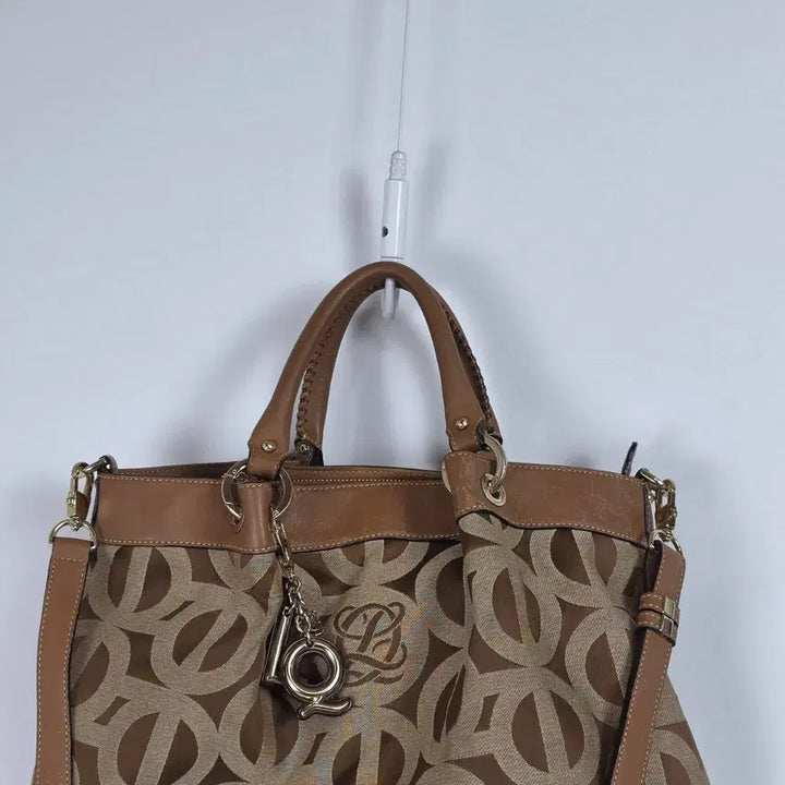 [BUNJANG] Louis Quatorze Leather Shoulder Tote Crossbody Bag / 루이까또즈 참 숄더백 토트백 크로스백 0511