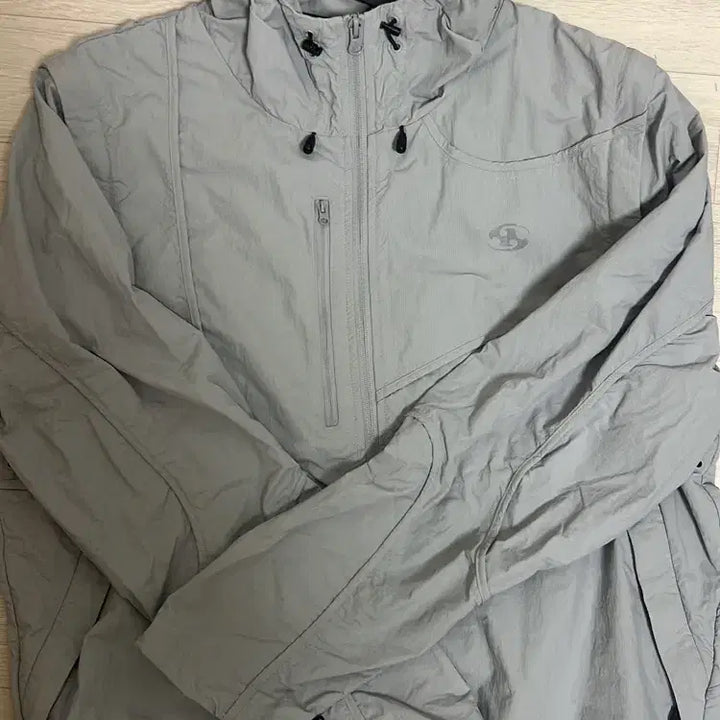 [BUNJANG] Sansan Gear 2-Way Wave Jacket Blue Gray 24SS / 산산기어 투웨이 웨이브 자켓 블루 그레이24SS (바람막이)