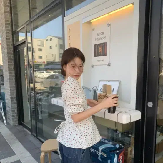 [BUNJANG] Favorite Things Rosie Blouse Long Version / 페이보릿띵스 로지 블라우스 롱버전