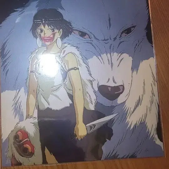 [BUNJANG] Ghibli Princess Mononoke Art Card / 롯데시네마 모노노케히메 아트카드 원령공주