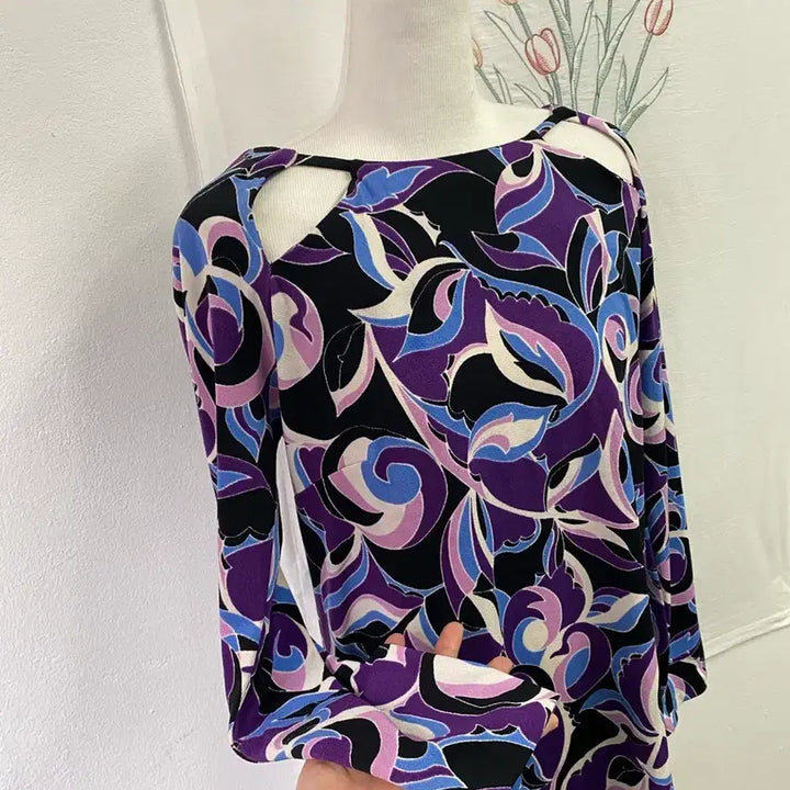 [BUNJANG] Juicy Couture Unique Pattern Sleeveless Dress / 쥬시 꾸뛰르 유니크 패턴 슬리브 원피스