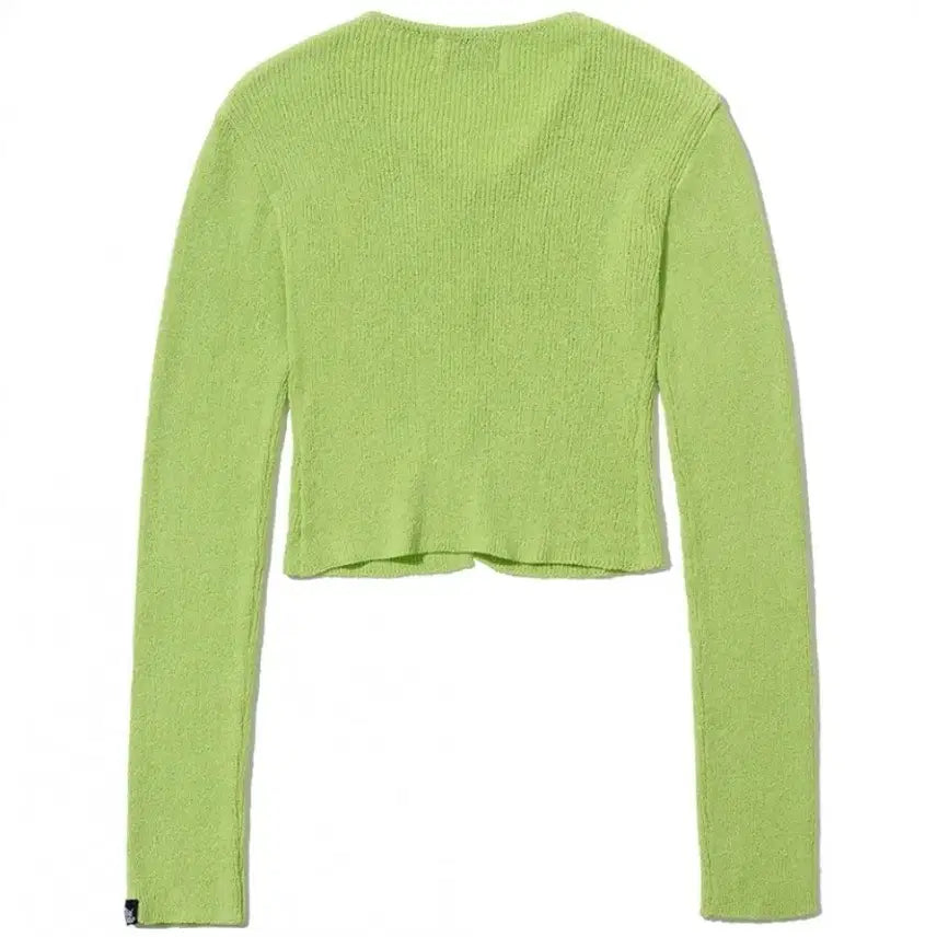 [BUNJANG] OIOI Studio Green Summer Crop Cardigan / 오아이오아이 스튜디오 연두색 여름 크롭 가디건