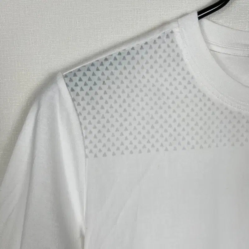 [SOLD OUT] 라코스테/화이트 라운드 반팔 티 티셔츠 S 90/라덴