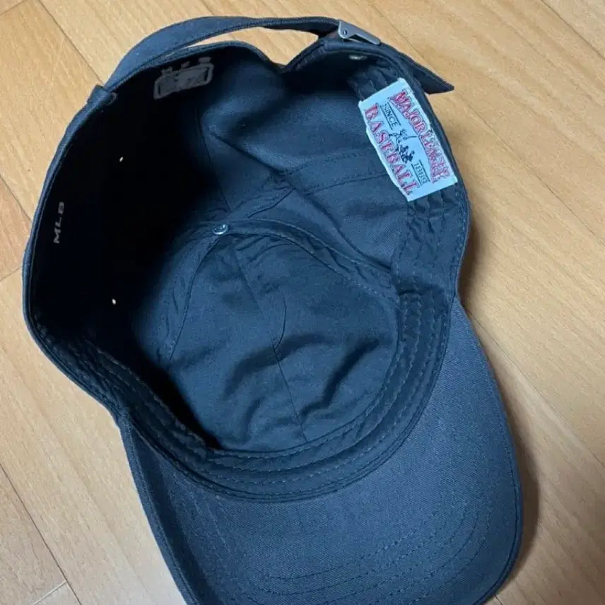 [BUNJANG] MLB New Era Charcoal Cap / MLB 뉴에라 모자